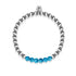 Delightful | Silver | Blue Crystal | Gemstone Expression Bracelet