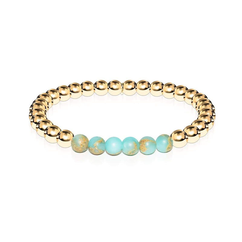 Elated | 18k Gold | Snakeskin Gemstone | Expression Bracelet