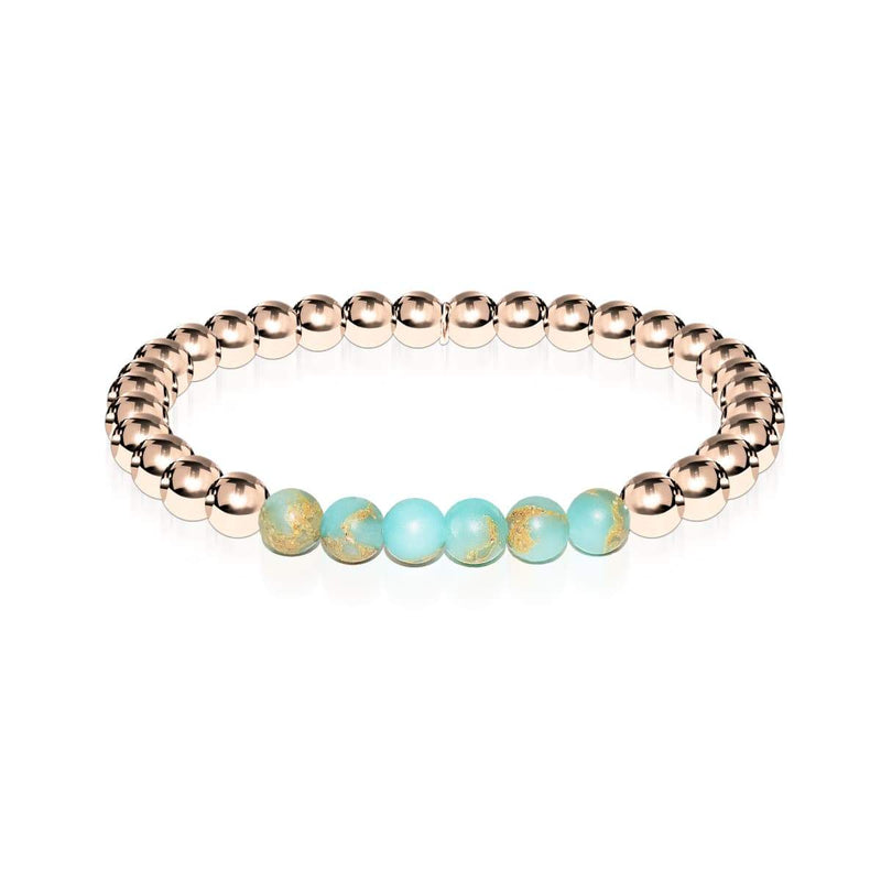 Elated | 18k Rose Gold | Snakeskin Gemstone | Expression Bracelet