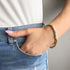 Enthusiastic | 18k Gold | Cream Turquoise | Gemstone Expression Bracelet