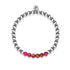Inspired | Silver | New Red Agate | Expression Bracelet