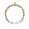 Joyful | 18k Gold | Porcelain Jade | Gemstone Expression Bracelet