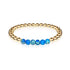 Jubilant | 18k Gold | Dark Blue Emperor Gemstone | Expression Bracelet