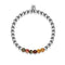 Wild | Silver | Red Picasso Jasper | Gemstone Expression Bracelet