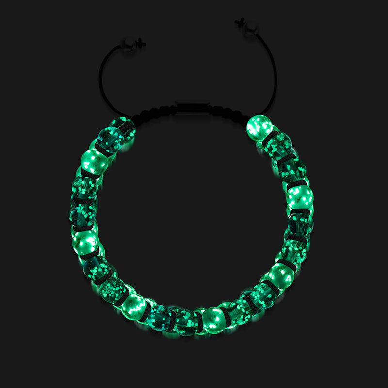 Bubblegum Dream | Rosewater x Ivory | Double Firefly Glass Bracelet