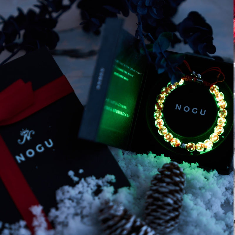 Crimson | Silver | Firefly Glass Macrame Bracelet