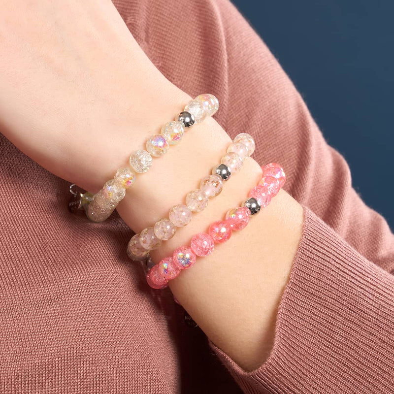 Guava | .925 Sterling Silver | Firefly Glass Bracelet