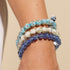 Indigo | .925 Sterling Silver | Firefly Glass Bracelet
