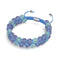 Indigo Glacier | Indigo x Arctic Blue | Double Firefly Glass Bracelet