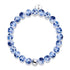 Lapis Flame | .925 Sterling Silver | Firefly Glass Bracelet