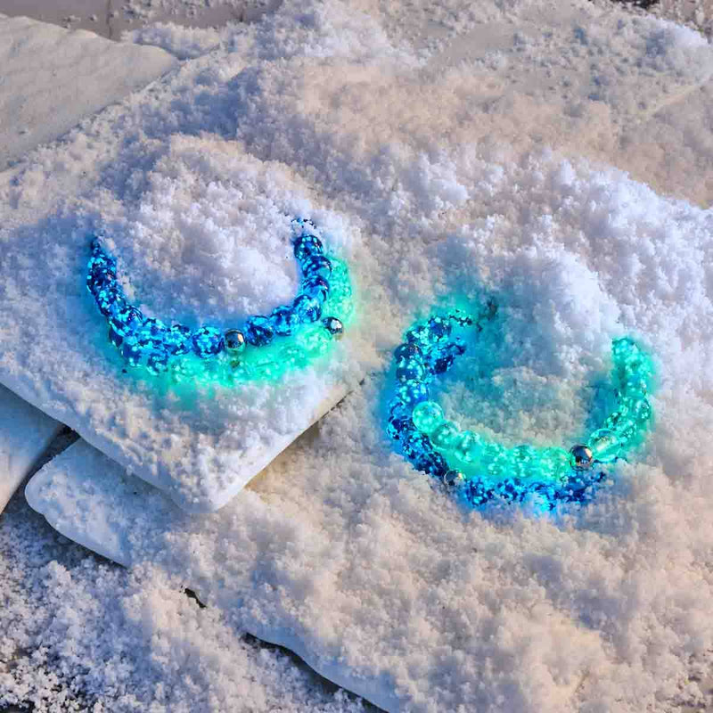 Lapis Flame | .925 Sterling Silver | Firefly Glass Bracelet