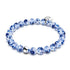 Lapis Flame | .925 Sterling Silver | Firefly Glass Bracelet