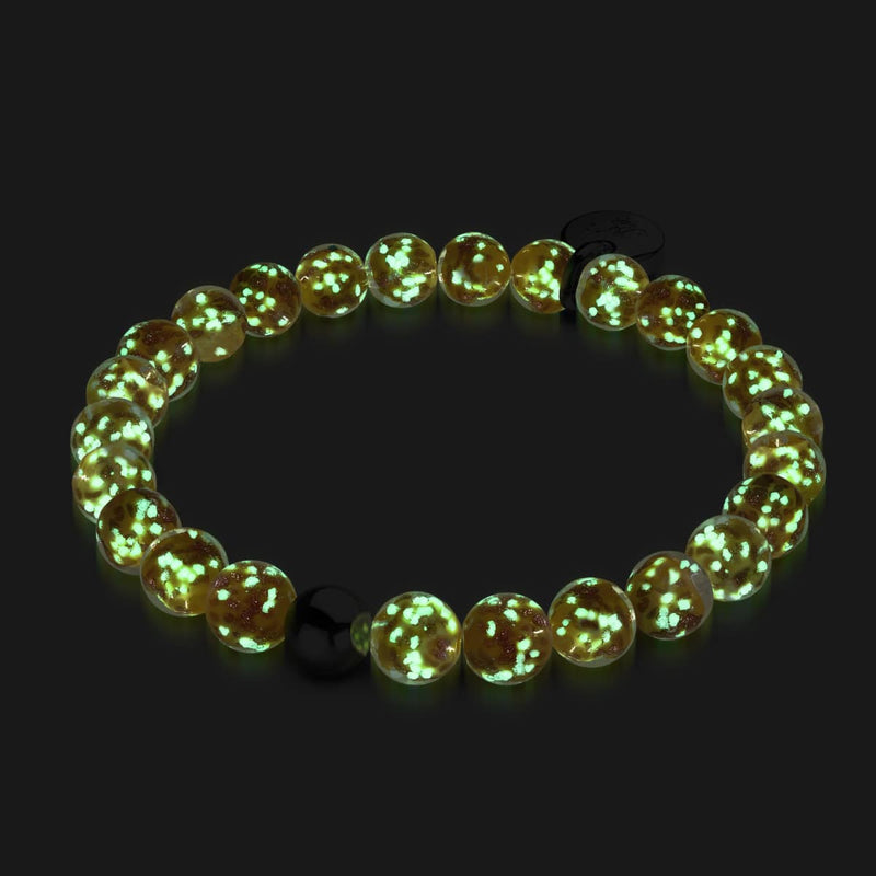 Mango | .925 Sterling Silver | Firefly Glass Bracelet