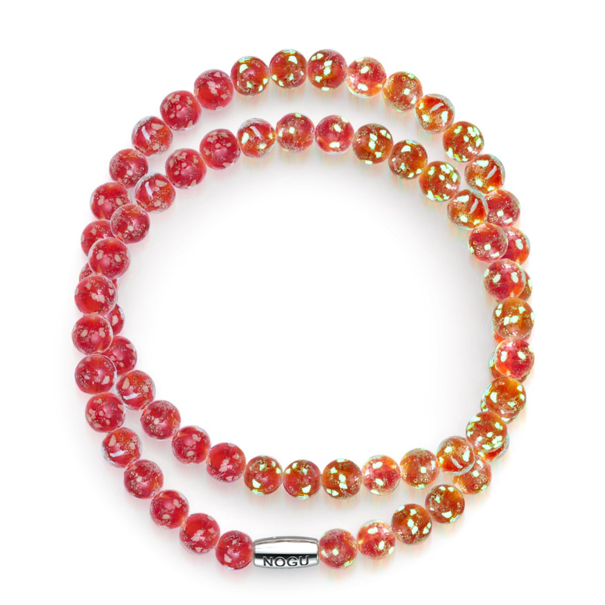 Ruby | .925 Sterling Silver | Firefly Glass Wrap