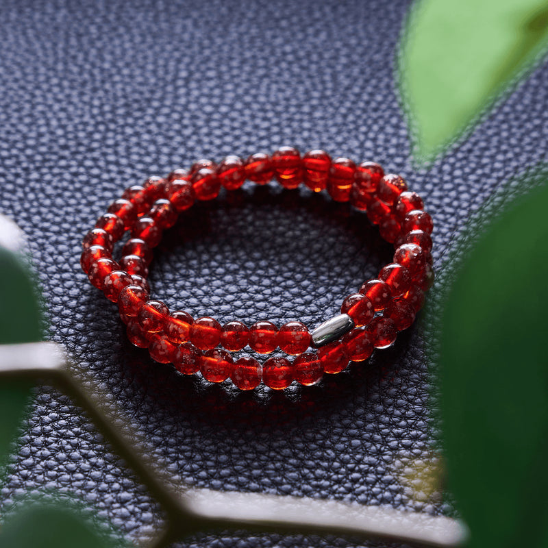 Ruby | .925 Sterling Silver | Firefly Glass Wrap
