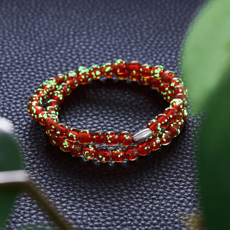 Ruby | .925 Sterling Silver | Firefly Glass Wrap