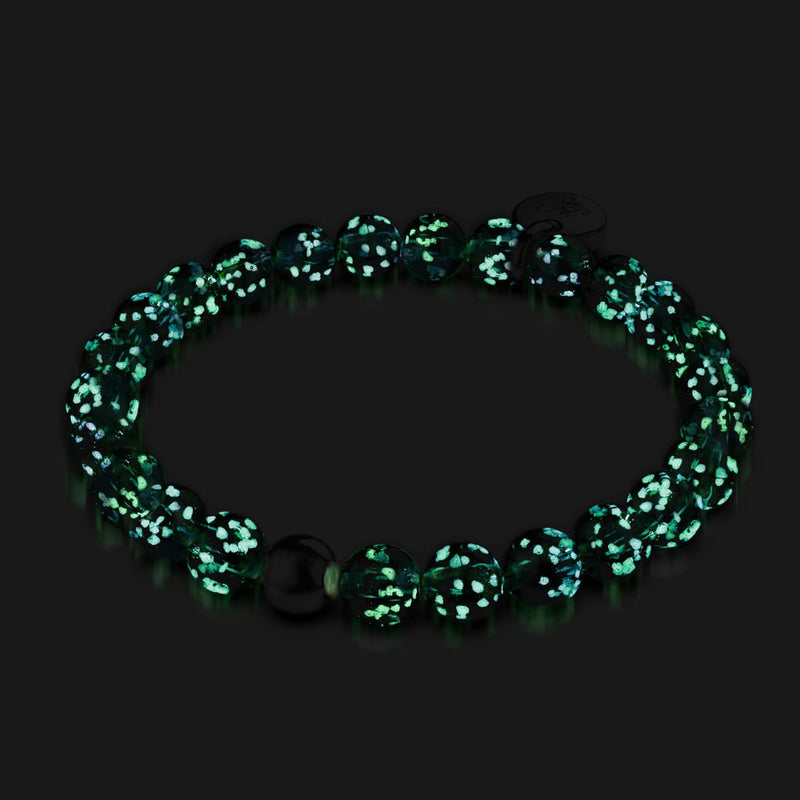 Sapphire | .925 Sterling Silver | Firefly Glass Bracelet