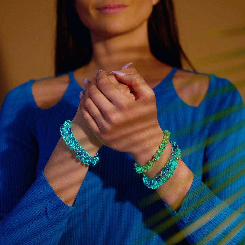 Sapphire | .925 Sterling Silver | Firefly Glass Bracelet