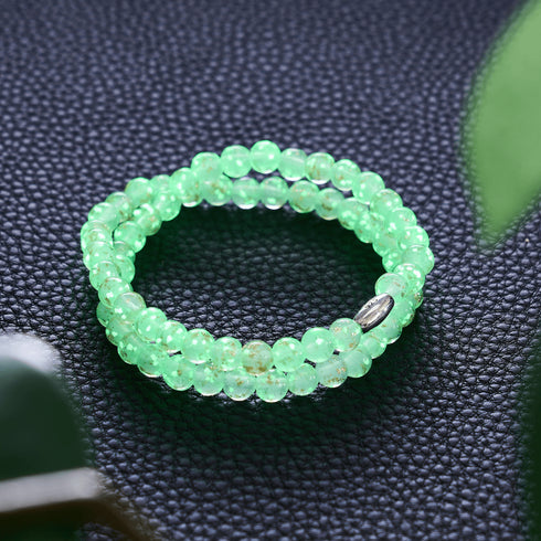 Succulent | .925 Sterling Silver | Firefly Glass Wrap