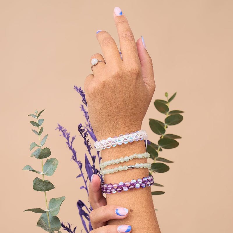 Succulent | .925 Sterling Silver | Firefly Glass Wrap