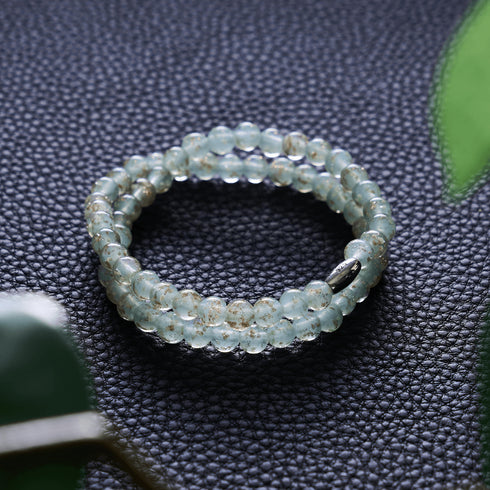 Succulent | .925 Sterling Silver | Firefly Glass Wrap