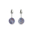 Indigo | .925 Sterling Silver | Firefly Glass Stud Earrings