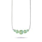 Evergreen | .925 Sterling Silver | Firefly Glass Infinity Clasp Necklace