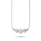 Ivory | .925 Sterling Silver | Firefly Glass Infinity Clasp Necklace