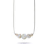 Ivory | .925 Sterling Silver | Firefly Glass Infinity Clasp Necklace