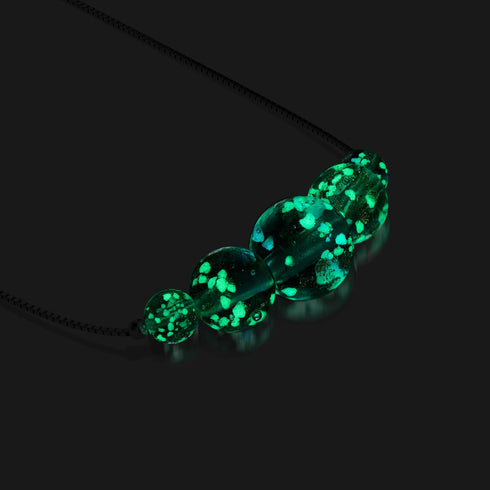 Merlot | .925 Sterling Silver | Firefly Glass Infinity Clasp Necklace