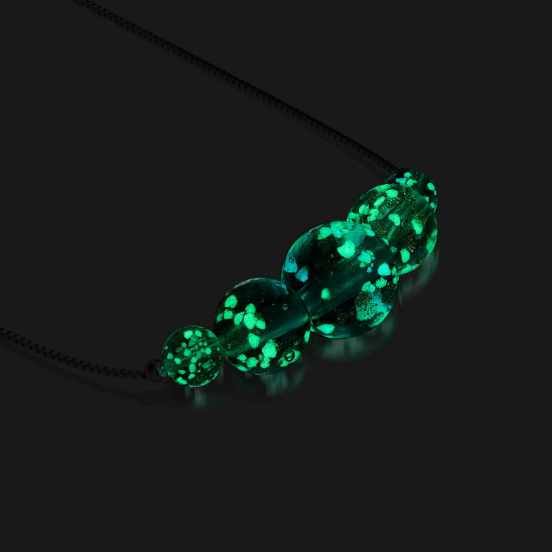 Merlot | .925 Sterling Silver | Firefly Glass Infinity Clasp Necklace