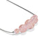Rosewater | .925 Sterling Silver | Firefly Glass Infinity Clasp Necklace
