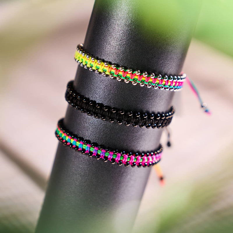 Gunmetal x Black | Friendship DOT Bracelet