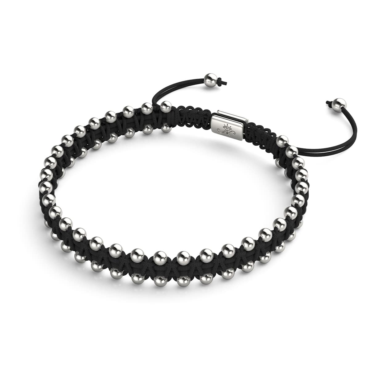 Silver x Black | Friendship DOT Bracelet