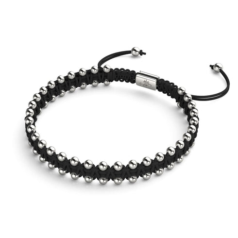 Silver x Black | Friendship DOT Bracelet
