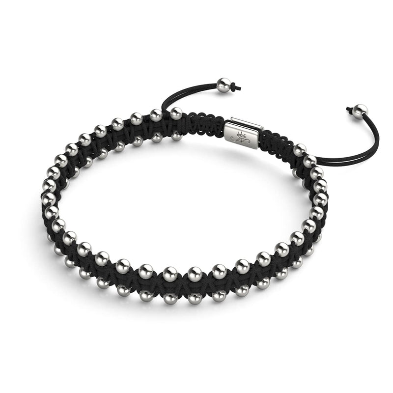 Silver x Black | Friendship DOT Bracelet