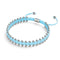 Silver x Sky Blue | Friendship DOT Bracelet
