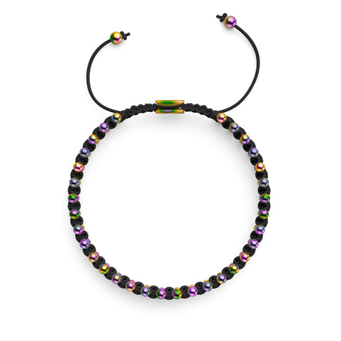 Unicorn Silver x Black | Friendship DOT Bracelet