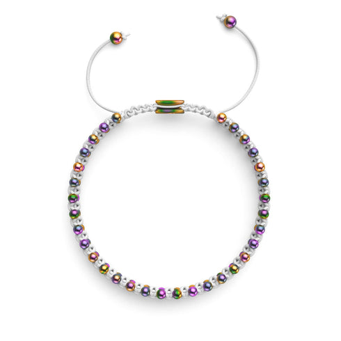 Unicorn Silver x White | Friendship DOT Bracelet