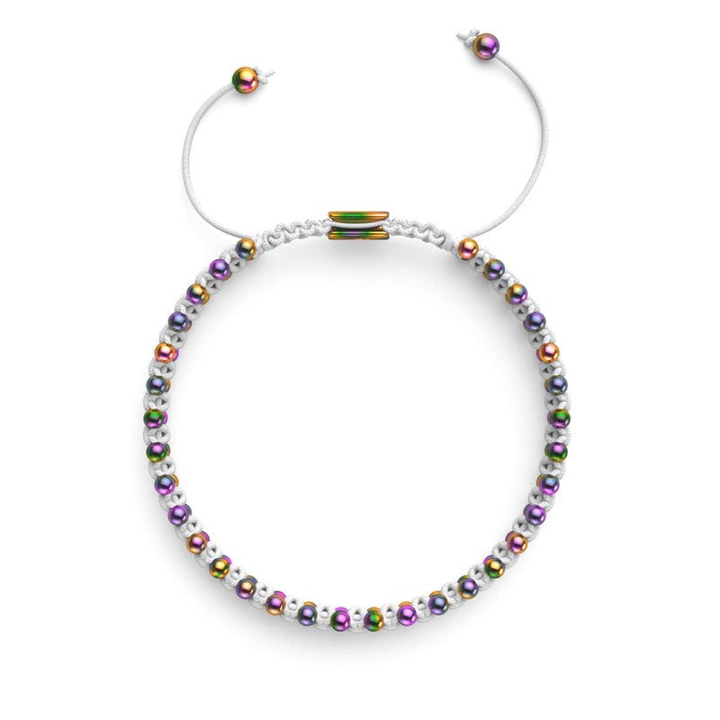 Unicorn Silver x White | Friendship DOT Bracelet