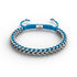 Blue x Silver | Gaia Wheat Chain Bracelet