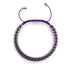 Purple x Silver | Gaia Wheat Chain Bracelet