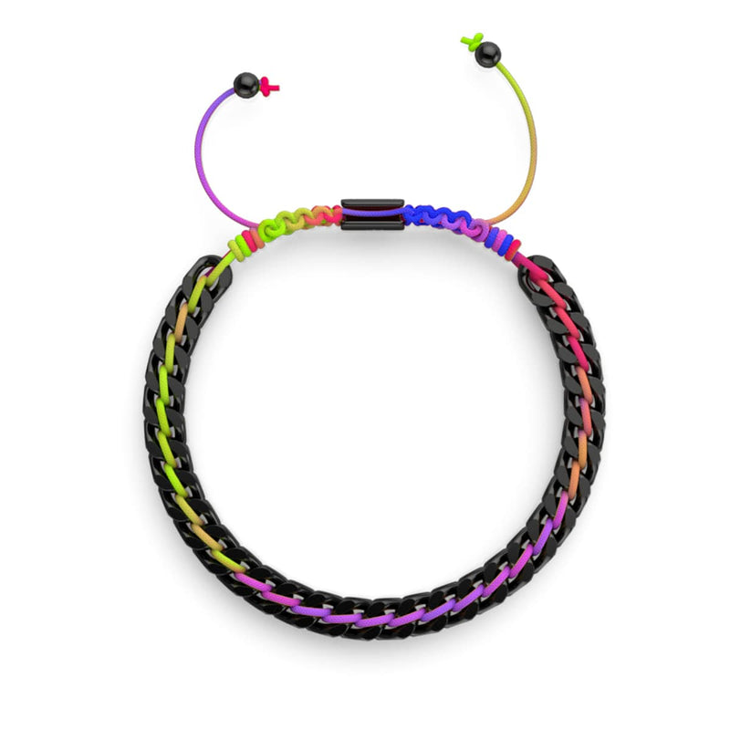 Spectrum x Gunmetal | Gaia Wheat Chain Bracelet