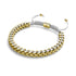 White x Gold | Gaia Wheat Chain Bracelet