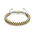 White x Gold | Gaia Wheat Chain Bracelet