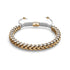 White x Rose Gold | Gaia Wheat Chain Bracelet