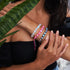 Neon Black | Rainbow Supernova | Silver | Galaxy Glass Charmballa Bracelet