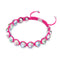 Neon Pink | Rainbow Supernova | Silver | Galaxy Glass Charmballa Bracelet