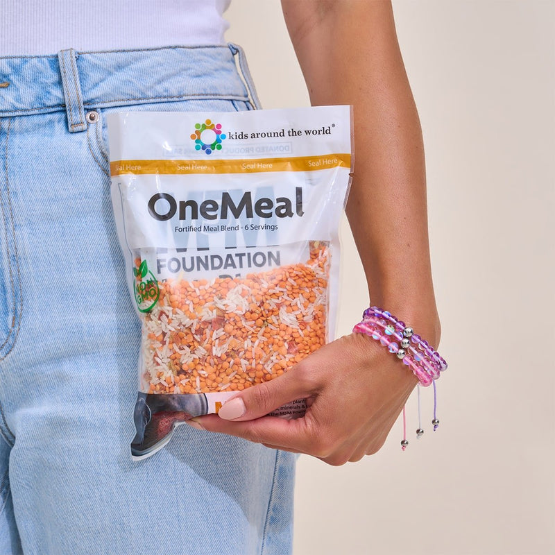 Pink Nebula | Silver | Galaxy Glass Macrame Bead Bracelet