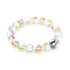 Rainbow Supernova | Silver | Galaxy Glass Statement Bracelet